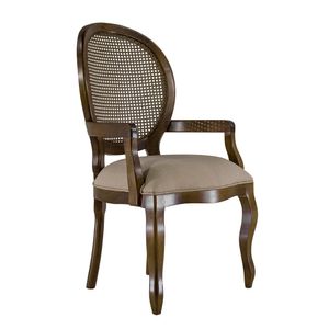 Cadeira de Jantar Medalhão Lisa Com braço - Wood Prime 14700
