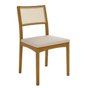 Conjunto 02 Cadeiras de Jantar Hong - Wood Prime LC 20196