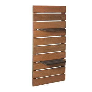 Deck Parede Vertical com Prateleiras - Wood Prime MR 34653