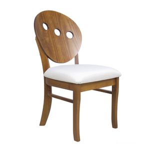 Cadeira de Jantar Estofada Medalhão Florence Imbuia - Wood Prime LL 38062