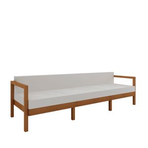 Sofá Componível Lazy 3 Lugares com Almofadas - Wood Prime MR 44005