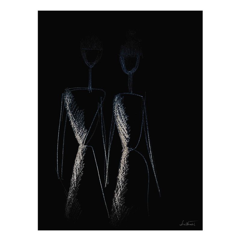 quadro-decorativo-abstrato-mulher-em-movimento-preto-e-branco