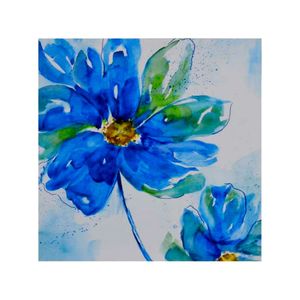 Quadro Decorativo Flor Azul - KF 50088