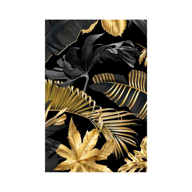 quadro-decorativo-folhas-dourado-e-preto-2