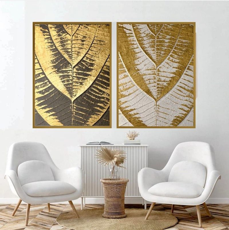 quadro-decorativo-abstrato-folhas-preto-e-dourado