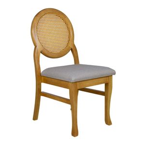 Cadeira de Jantar Medalhão Contemporânea - Wood Prime 54175