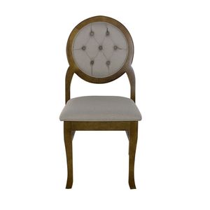 Cadeira de Jantar Medalhão Contemporânea - Wood Prime 54195