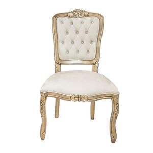 Cadeira de Jantar Luis XV Encosto Capitonê - Wood Prime 38008
