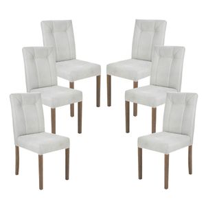 Conjunto 6 Cadeiras de Jantar Iguaçu - Wood Prime 53898